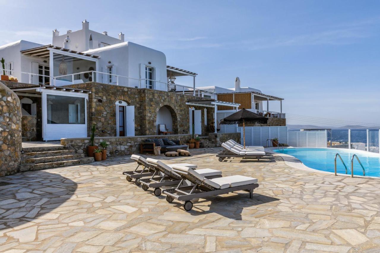 Cosset Villa Bohochic Sea&Harbourview And Sunset By One-Villas Ornos  Eksteriør billede
