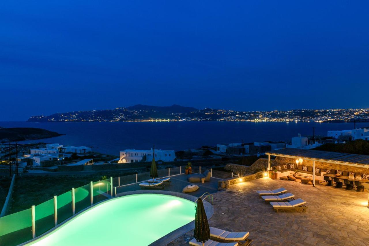 Cosset Villa Bohochic Sea&Harbourview And Sunset By One-Villas Ornos  Eksteriør billede