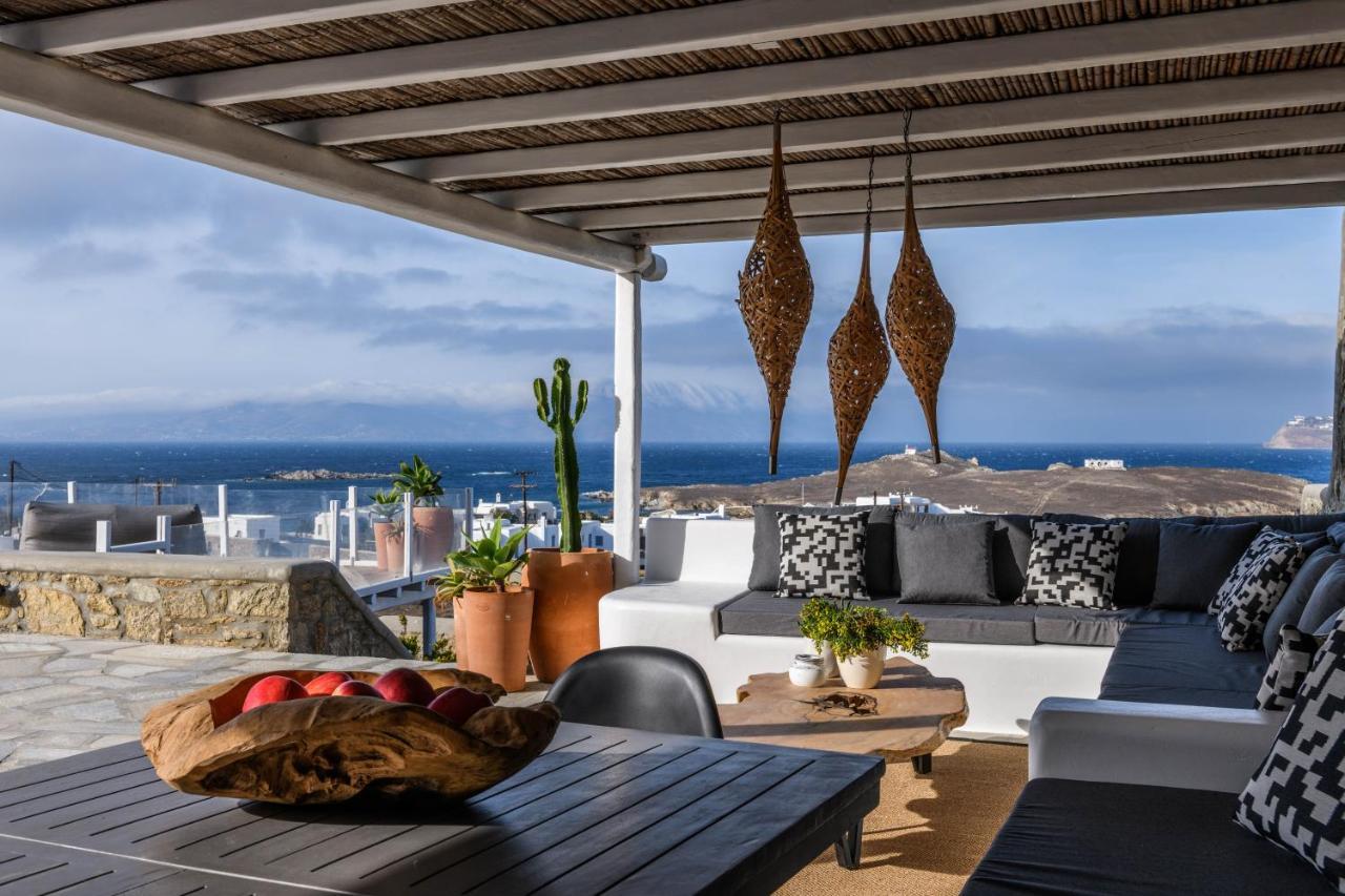 Cosset Villa Bohochic Sea&Harbourview And Sunset By One-Villas Ornos  Eksteriør billede