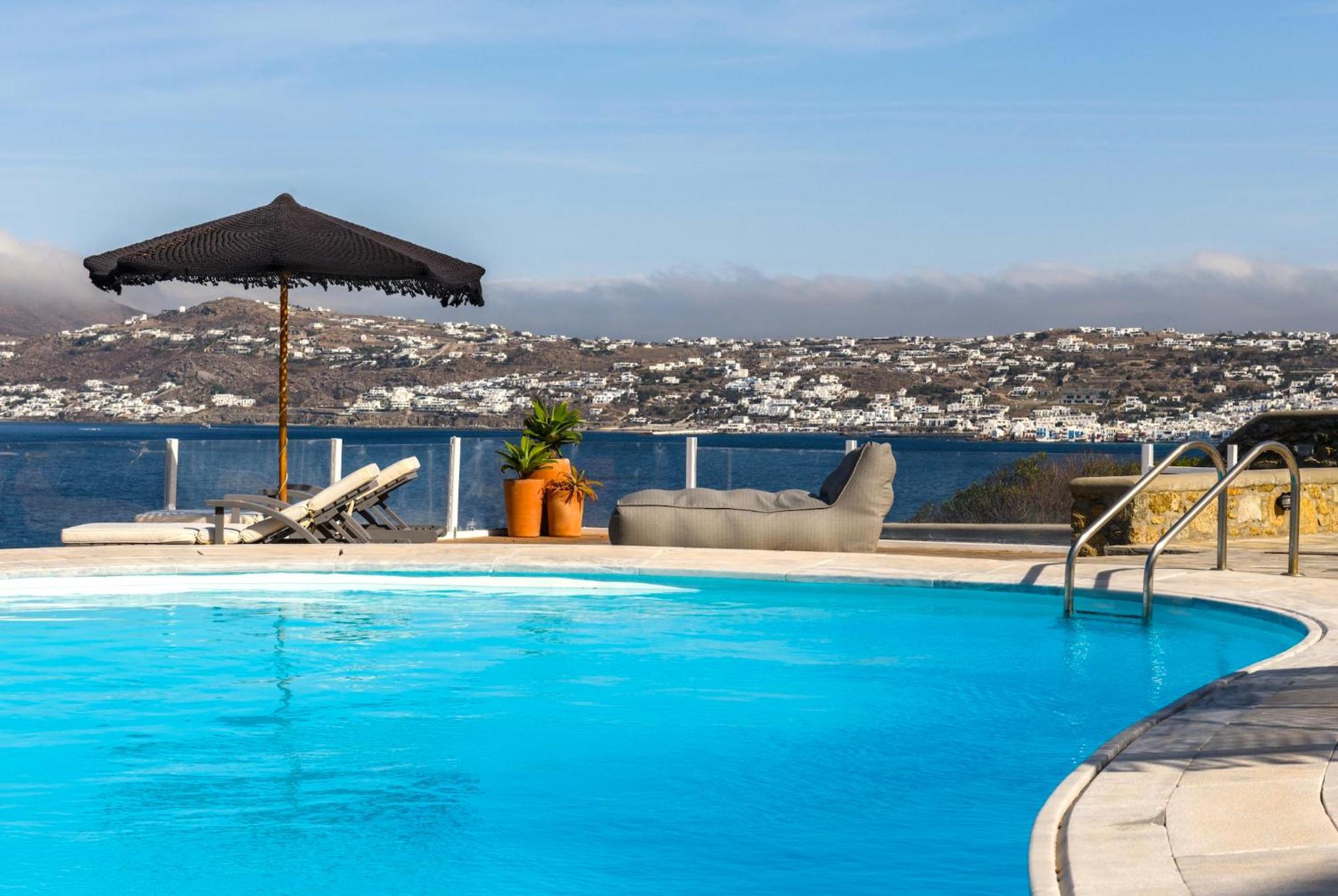 Cosset Villa Bohochic Sea&Harbourview And Sunset By One-Villas Ornos  Eksteriør billede